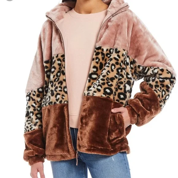 NWT UGG Elaina Faux Fur Jacket - Picture 1 of 14